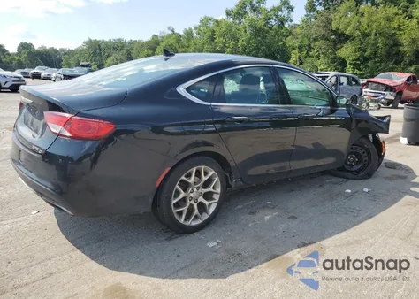 2015 Chrysler 200 C from USA, damaged, VIN 1C3CCCEG7FN512656